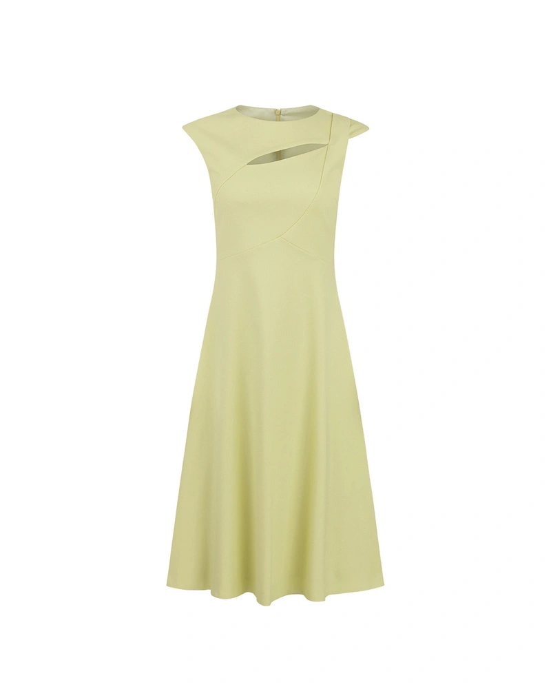 Elegant dress in pastel pistachio | Dresses