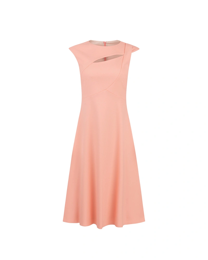 Elegant dress in peach pink | Dresses