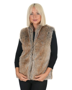 Elegant faux fur eco-leather vest | Jackets and Blazers | Dika.test - 4 Elegant faux fur eco-leather vest | Jackets and Blazers - 4