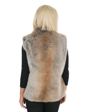 Elegant faux fur eco-leather vest | Jackets and Blazers | Dika.test - 5 Elegant faux fur eco-leather vest | Jackets and Blazers - 5
