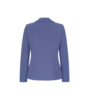 Elegant single-breasted blazer in blue | All products - 1