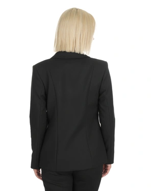 Elegant women’s single-breasted blazer in black | Jackets and Coats - 5