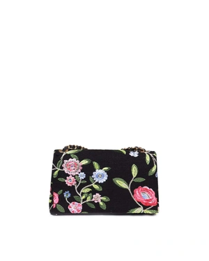 Elegant women's handbag with embroidered flowers |  - 2