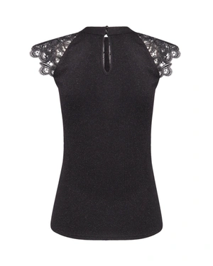 Bluza cu mâneci, broderie engleză |  - 5