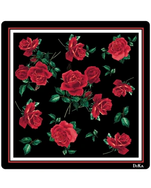 Fichu with roses pattern | Scarfs | Dika.test - 3 Fichu with roses pattern | Scarfs - 3