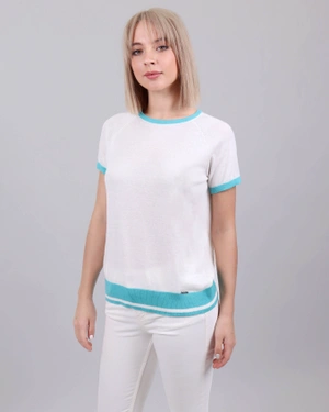 Fine cotton top | Knitted blouses - 1