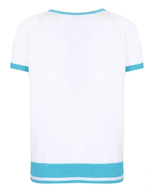Fine cotton top | Knitted blouses - 2