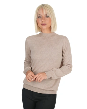 Fine turtleneck made of virgin wool, 3D knit |  - 4
