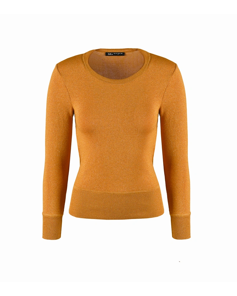 Fine viscose jersey blouse | Knitwear