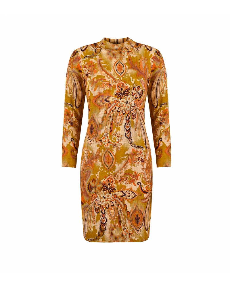 Fitted dress with certified viscose | 