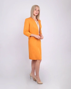 Fitted jacket with hidden fastening | Jackets - 1