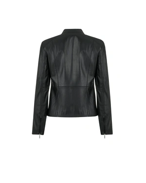 Fitted leather jacket | Jackets and Coats - 1