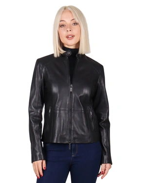 Fitted leather jacket | Jackets and Coats - 2