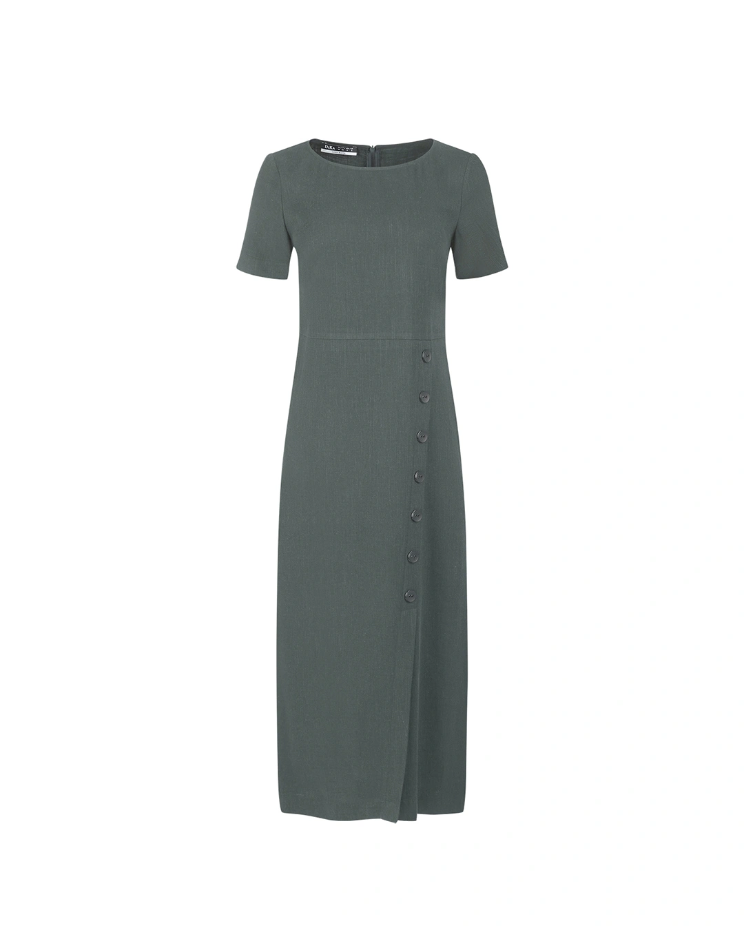 Fitted olive green dress with a slit see Price on Dika.rs Fitted olive green dress with a slit see Price on Dika.rs