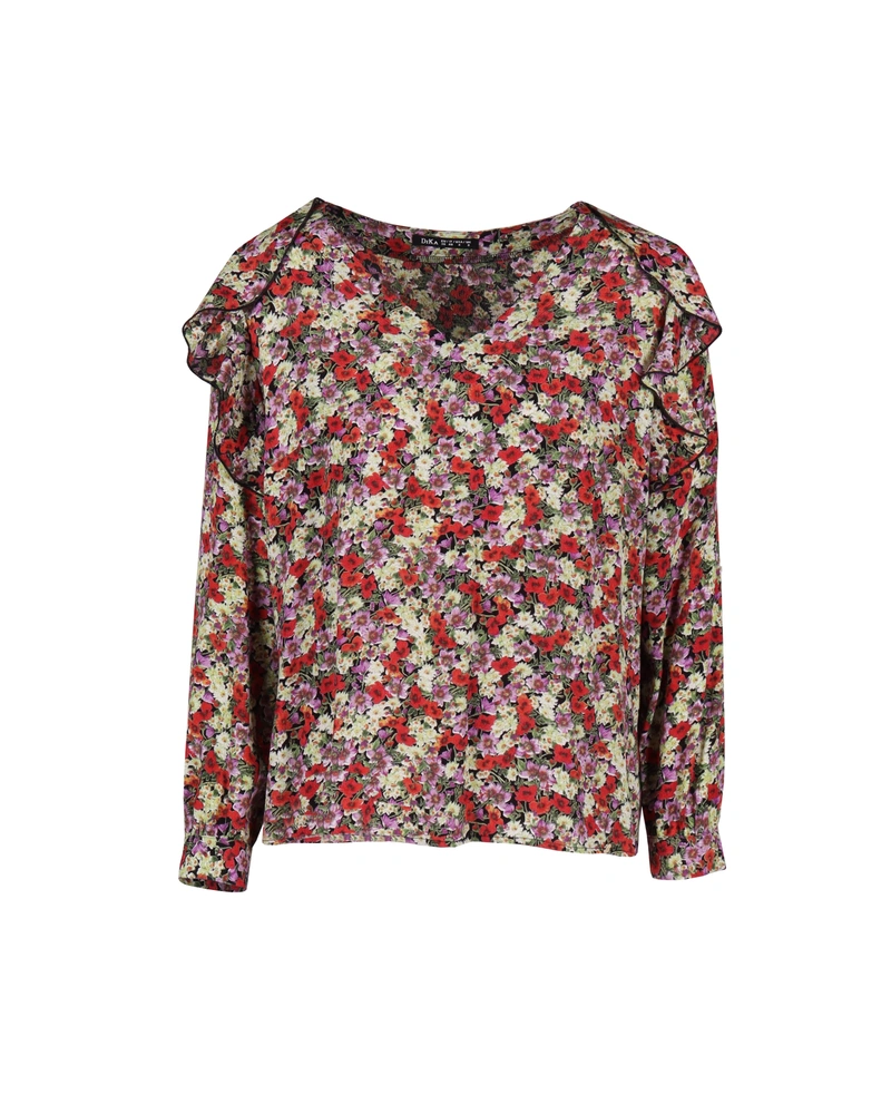Floral rayon viscose blouse | All products