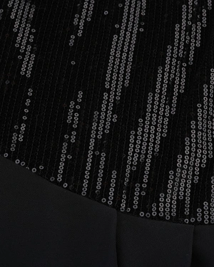 Formal long black dress with delicate sequins | All products | Dika.rs - 7 Formal long black dress with delicate sequins | All products - 7