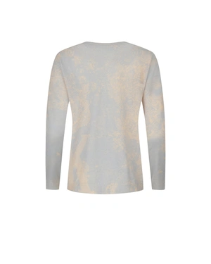 Gray-beige sweater with abstract print | Knitwear | Dika.rs - 1 Gray-beige sweater with abstract print | Knitwear - 1