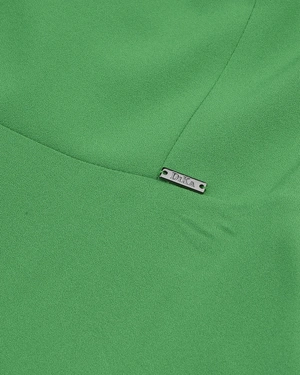 Rochie elegantă verde cu umeri goi și siluetă în linie A | NOUTATI - 4