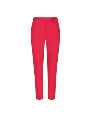 High-waisted red trousers with decorative buttons | OUTLET SUMMER | Outlet DiKa High-waisted red trousers with decorative buttons | OUTLET SUMMER