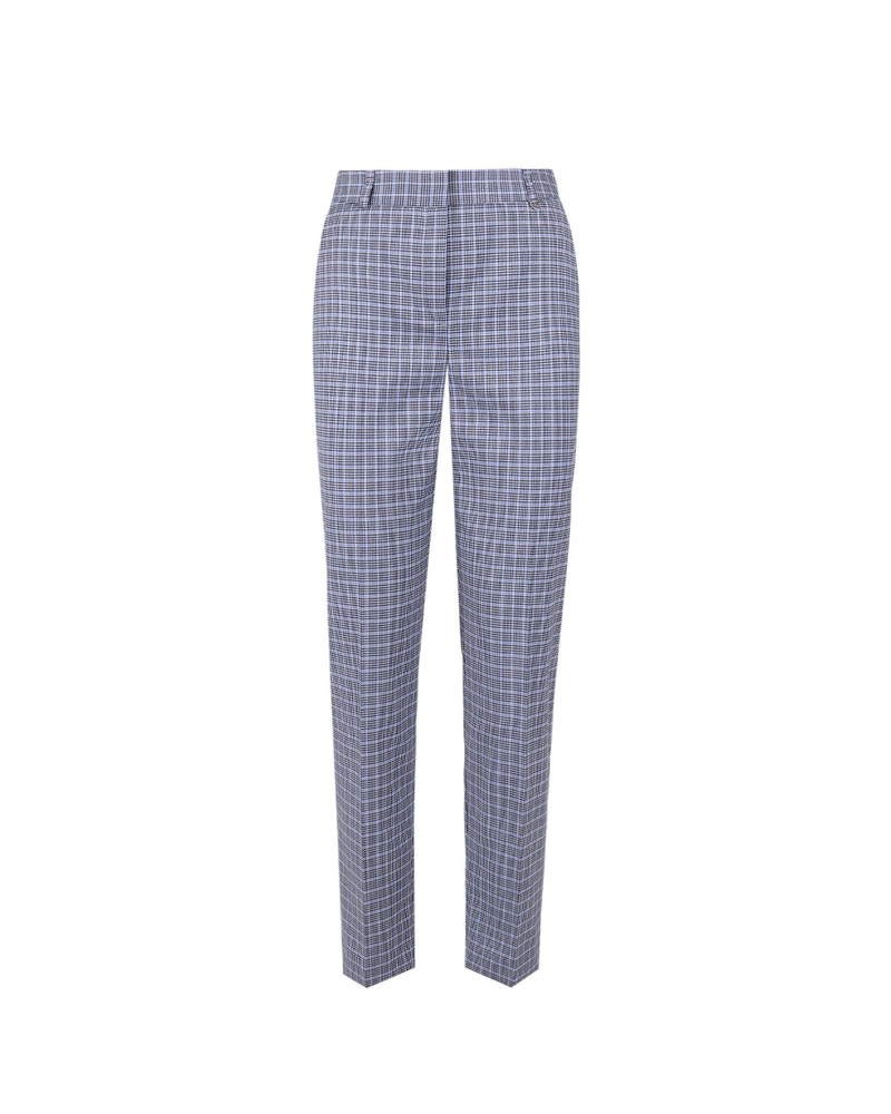 Houndstooth recycled polyester and viscose trousers | Trousers and Leggings