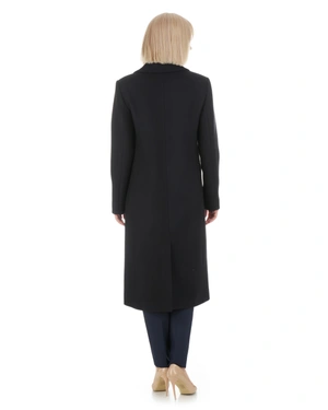 Ink blue wool coat | NEW | Dikastore.ro - 2 Ink blue wool coat | NEW - 2