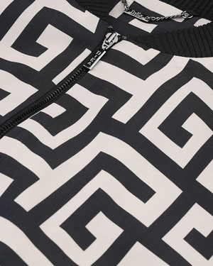 Jacket type bomber, with geometric print | Jackets - 2