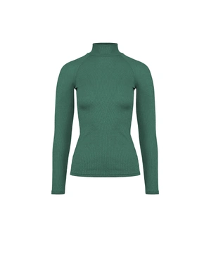 Jersey blouse with metallic effect in dark green | All products | Dika.rs Jersey blouse with metallic effect in dark green | All products