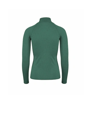 Jersey blouse with metallic effect in dark green | All products | Dika.rs - 1 Jersey blouse with metallic effect in dark green | All products - 1