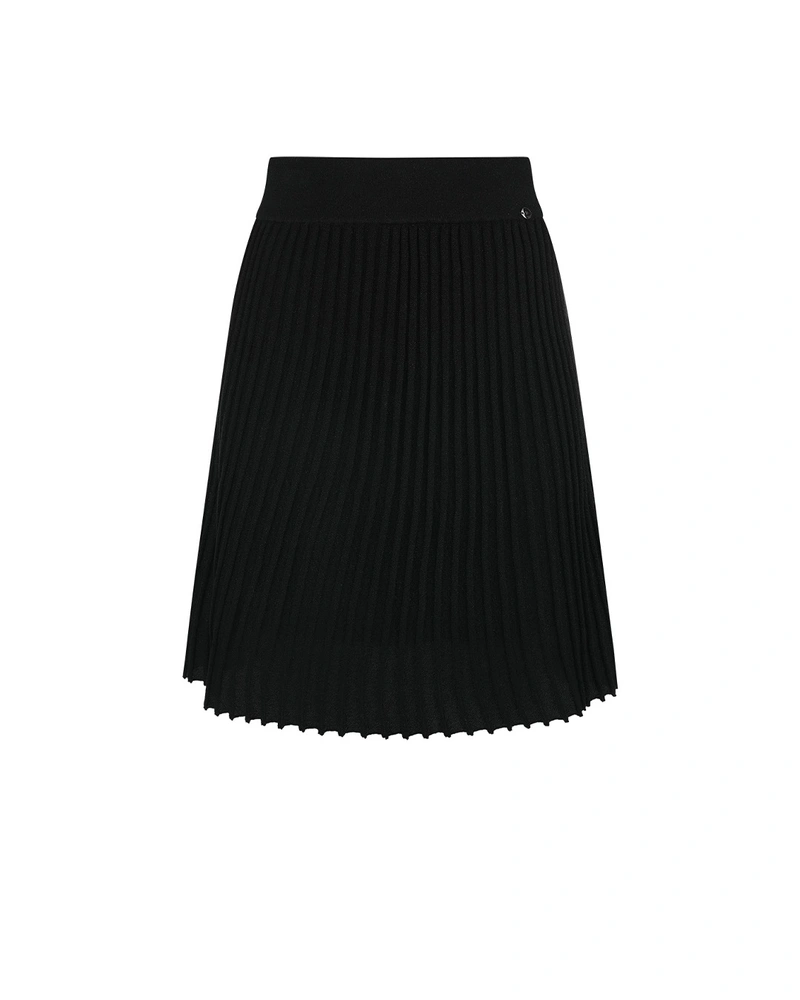 Knitted viscose skirt with a subtle sheen | Skirts and Shorts