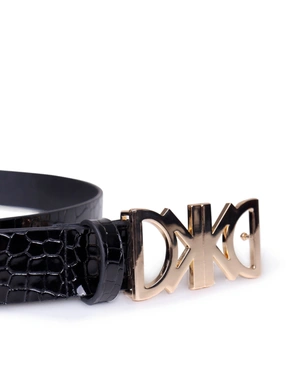 Leather belt with logo | Belts - 1