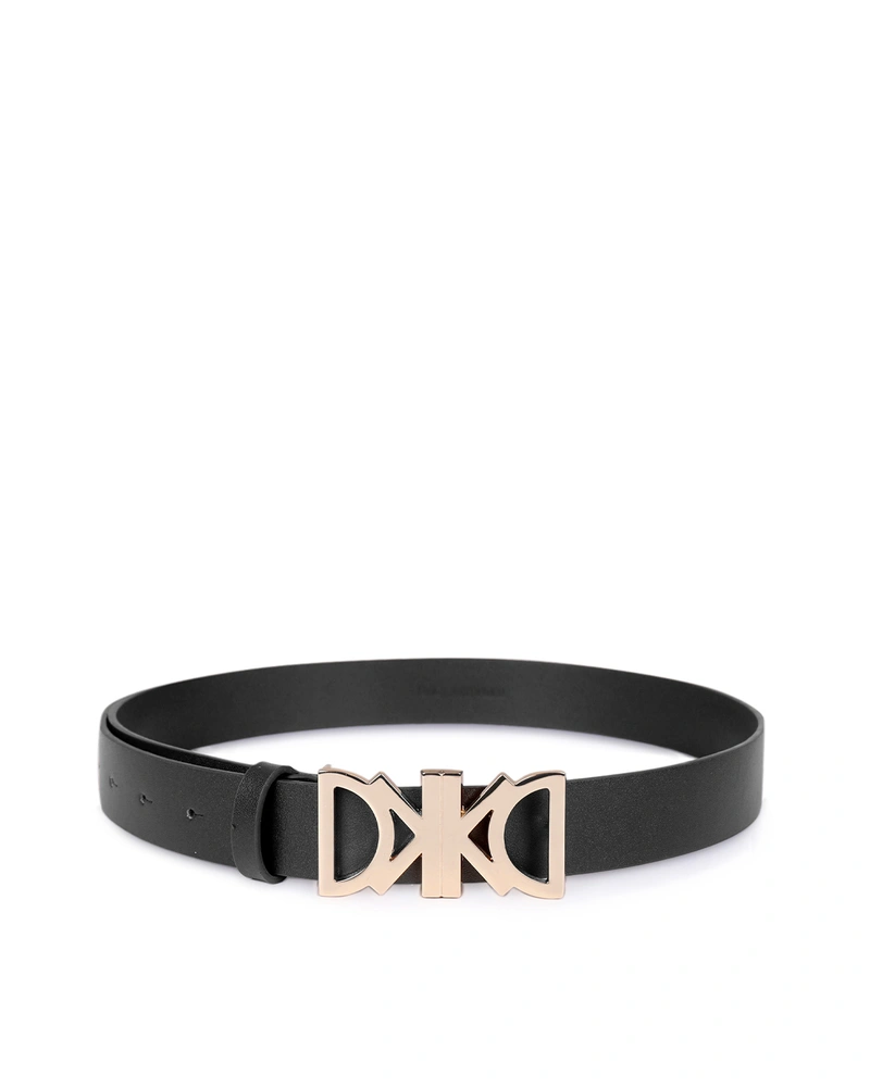 Leather belt with logo | Belts