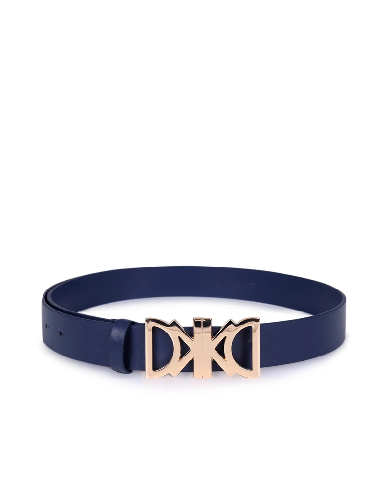 Leather belt with logo | Belts