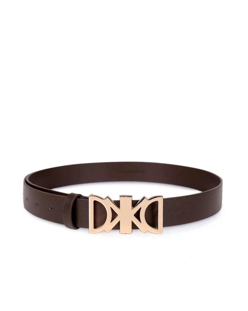 Leather belt with logo | Belts