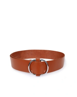 Curea din piele cu catarama argintie | Toate accesoriile | Dikastore.ro Curea din piele cu catarama argintie | Toate accesoriile