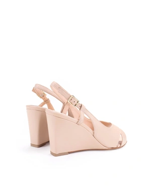 Leather wedge sandals | Shoes - 3