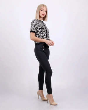 Клин с декоративни копчета | Панталони и Клинове | Outlet DiKa - 3 Клин с декоративни копчета | Панталони и Клинове - 3
