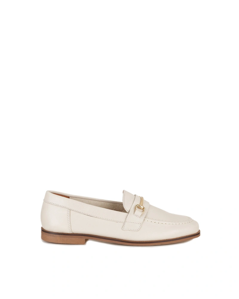 Light beige summer loafers | Shoes