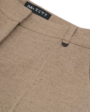 Svetlobež pantalone sa vunom i svilom | Pantalone - 5