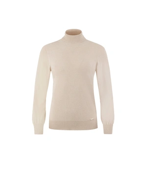 Light gray fine turtleneck sweater made with seamless technology | Knitwear | Dika.bg Light gray fine turtleneck sweater made with seamless technology | Knitwear