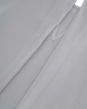 Light gray satin blouse | Blouses | Outlet DiKa - 2 Light gray satin blouse | Blouses - 2