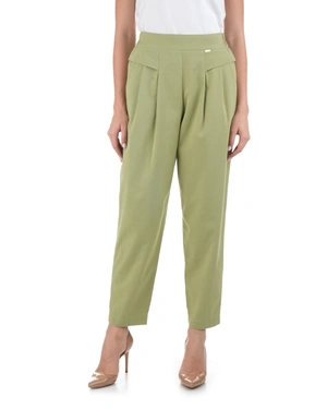 Light green cotton tapered trousers | NEW - 7