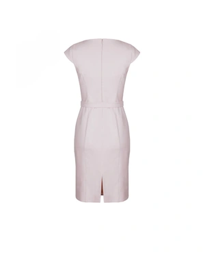 Light pink business dress in cotton and viscose | NEW - 4