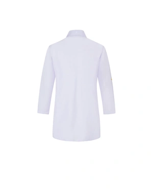 Chemise légère avec un détail floral, en viscose et rayonne | Chemises - 5