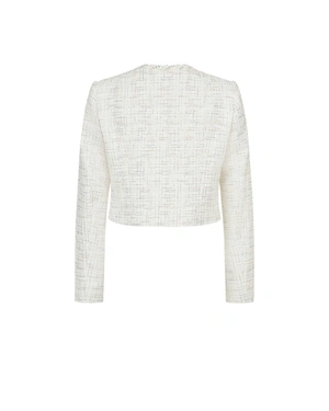 Light tweed blazer with delicate sequins | Jackets and Blazers | Dika.test - 1 Light tweed blazer with delicate sequins | Jackets and Blazers - 1
