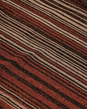 Lurex knit blouse with stripes in earthy tones | All products - 2