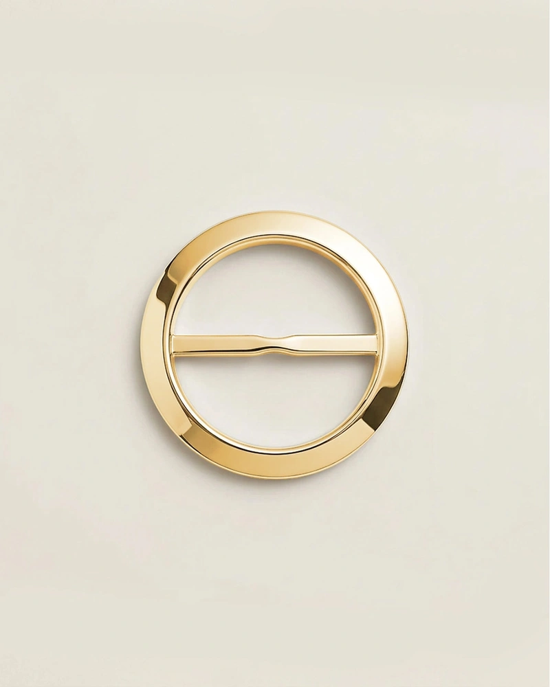 METAL LARGE RING FOR A SCARF | Scarf accessories