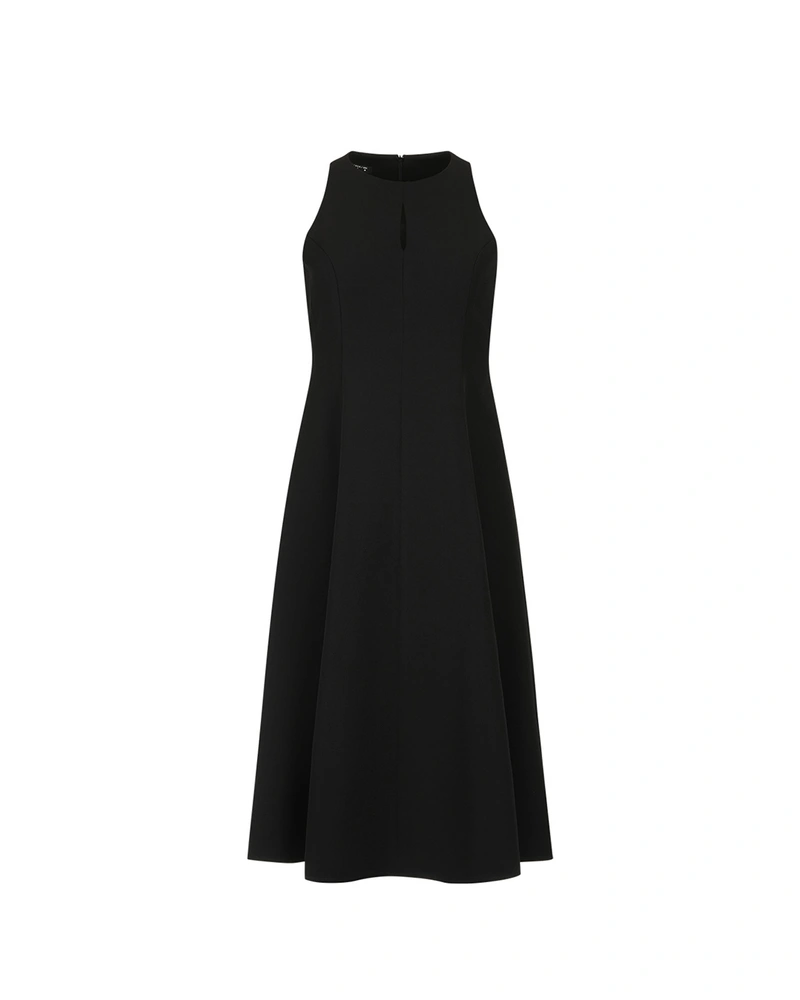 Midi dress without sleeves | Dresses