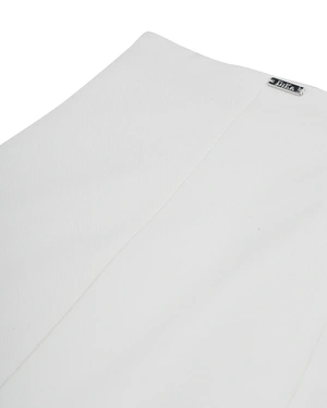 Minimalist white straight skirt | Skirts and Shorts - 5