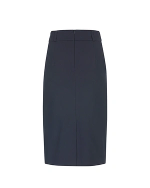 Jupe crayon bleu marine en matière recyclée | Jupes | Dika.com - 4 Jupe crayon bleu marine en matière recyclée | Jupes - 4