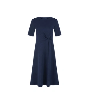 Navy blue women’s dress with defined waist | Dresses | Dika.com Navy blue women’s dress with defined waist | Dresses
